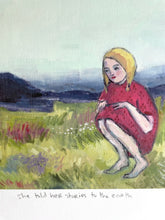 Load image into Gallery viewer, She told her stories to the earth - print