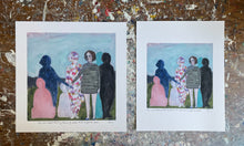 Load image into Gallery viewer, She was surrounded by traces of lives that might’ve been - print