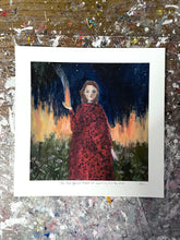 Load image into Gallery viewer, She had grown tired of waiting for the end - print