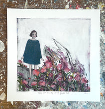 Load image into Gallery viewer, Rage and beauty would guide her - print