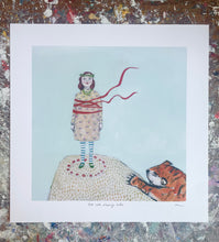 Load image into Gallery viewer, she was always safe - print of original oil painting