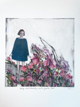 Load image into Gallery viewer, Rage and beauty would guide her - print