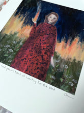Load image into Gallery viewer, She had grown tired of waiting for the end - print