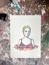 Load image into Gallery viewer, She swam in a sea of wildflowers