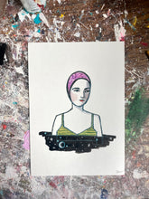 Load image into Gallery viewer, She swam in a ocean of night