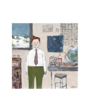 Load image into Gallery viewer, Despite the best of intentions, Maxwell could not believe in magic - print