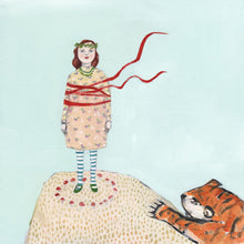 Load image into Gallery viewer, she was always safe - print of original oil painting