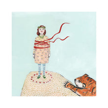 Load image into Gallery viewer, she was always safe - print of original oil painting