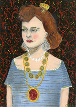 Load image into Gallery viewer, She wore jewels made of memories - giclee