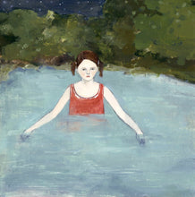 Load image into Gallery viewer, natalie searched the waters for answers - giclee print of original oil painting