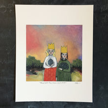 Load image into Gallery viewer, They held the moon and stars - print