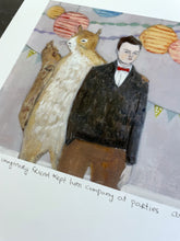 Load image into Gallery viewer, julian's imaginary friend kept him company at parties - print