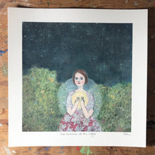Load image into Gallery viewer, her radiance lit the night - print