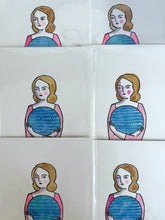 Load image into Gallery viewer, Amelia holding the sea - mixed media