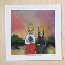 Load image into Gallery viewer, They held the moon and stars - print