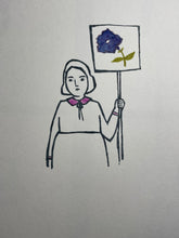 Load image into Gallery viewer, Petunia - mixed media
