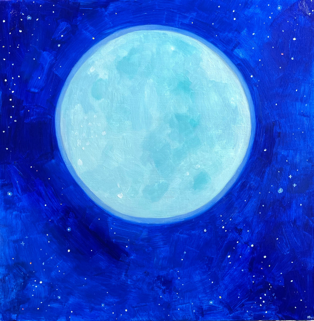 Super blue moon