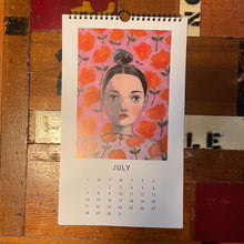 Load image into Gallery viewer, **slightly damaged*** 2024 tiny portrait wall calendar
