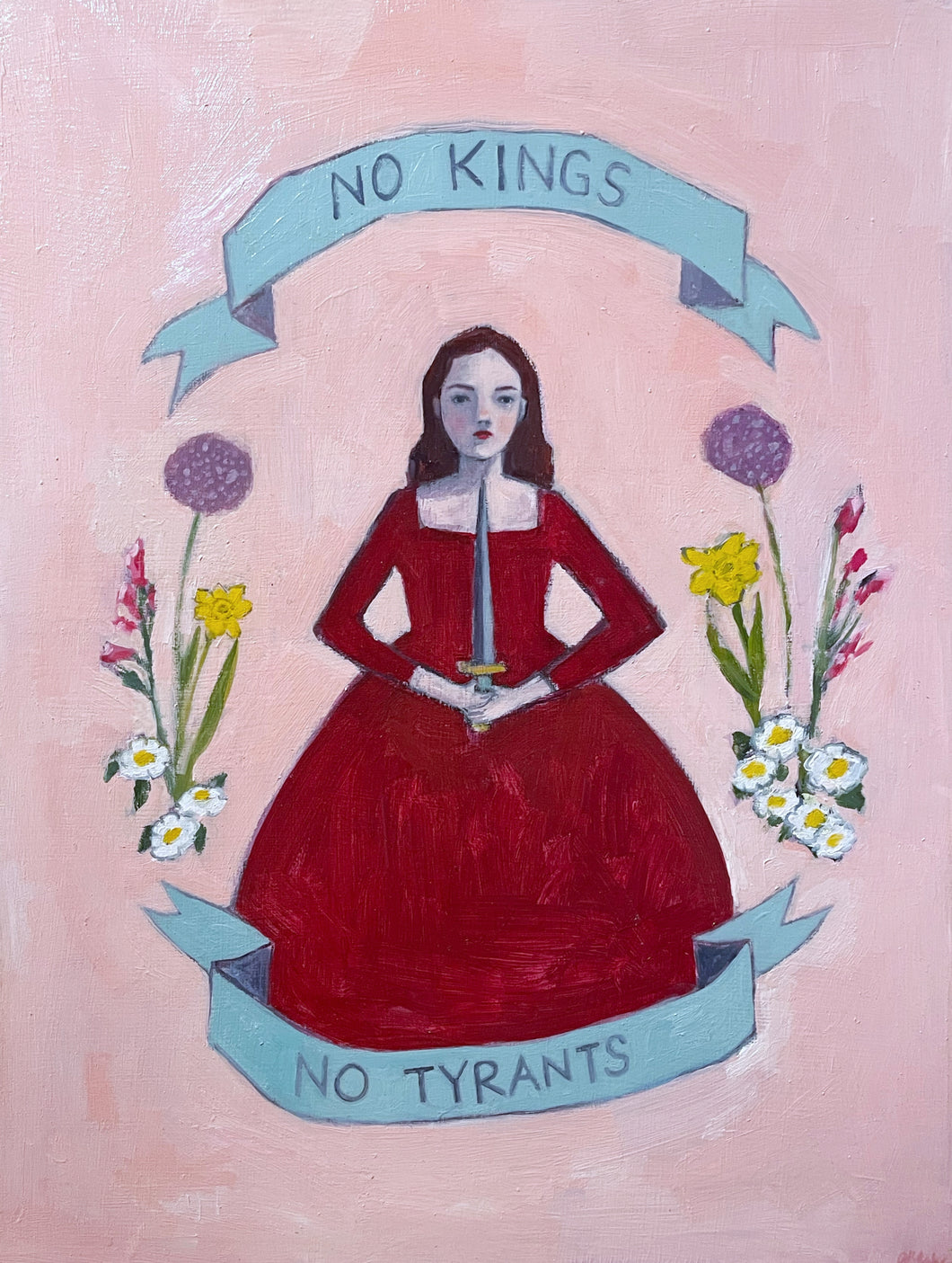 No kings, no tyrants - print