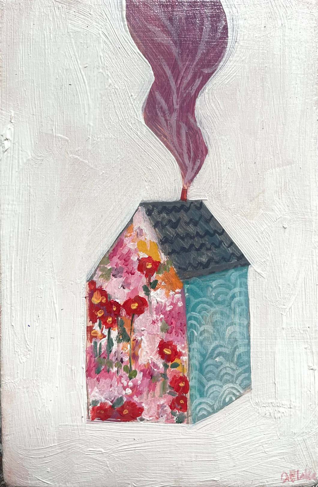 A home made of wildflowers and oceans