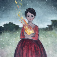 Load image into Gallery viewer, Her heart was made of fire - print
