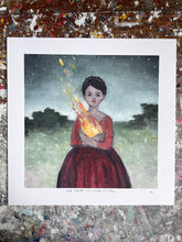 Load image into Gallery viewer, Her heart was made of fire - print
