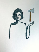 Load image into Gallery viewer, Strength (axe) - mixed media

