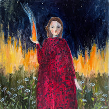 Load image into Gallery viewer, She had grown tired of waiting for the end - print
