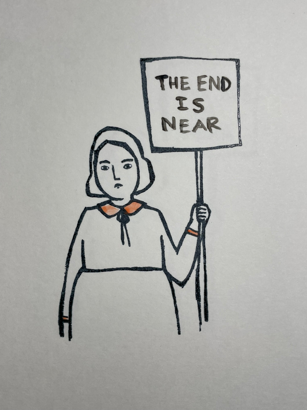 The end is near - mixed media