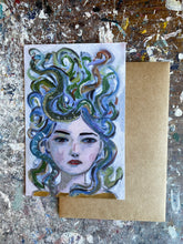 Load image into Gallery viewer, Medusa - greeting card
