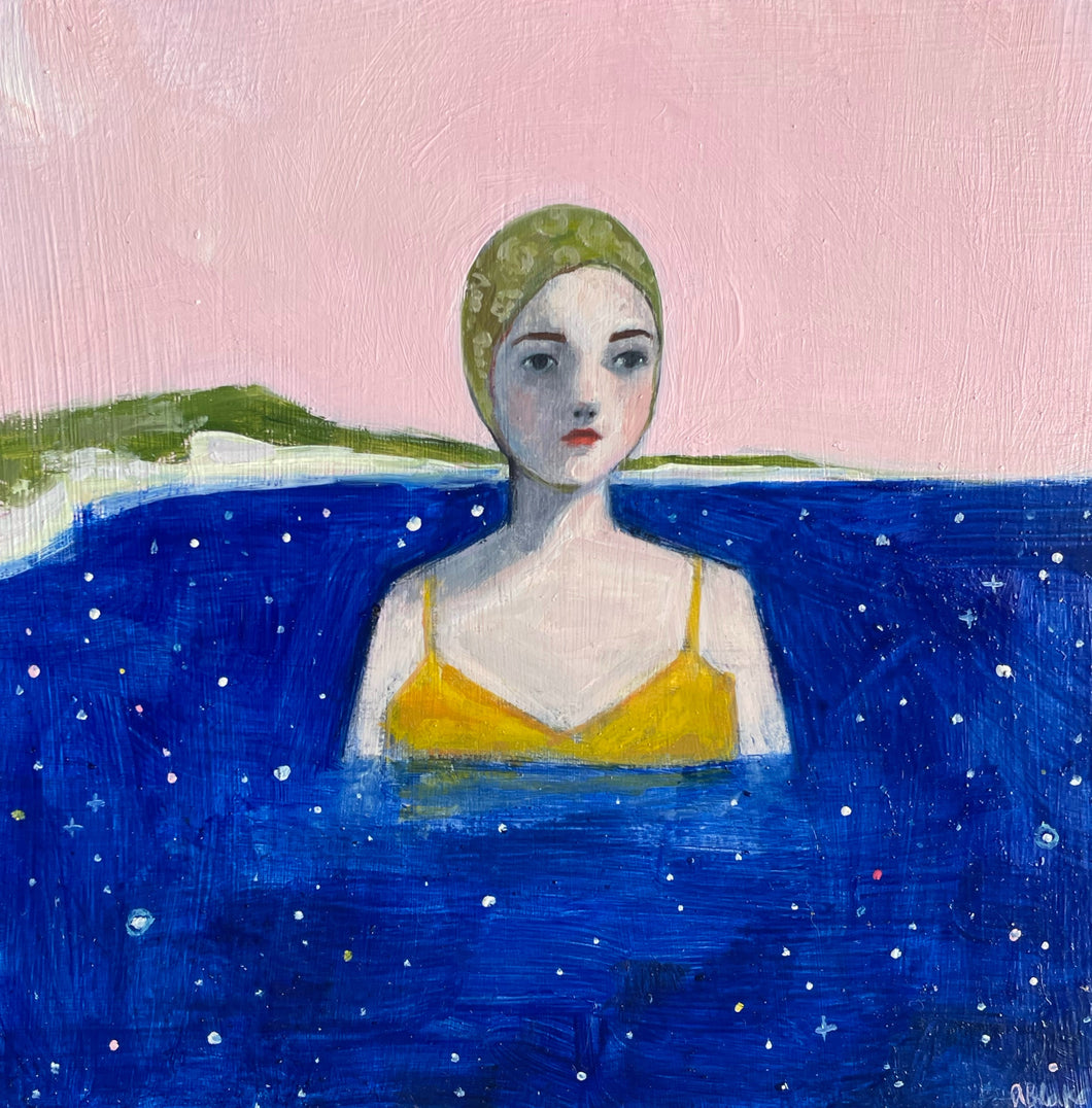 She swam in a sea of stars