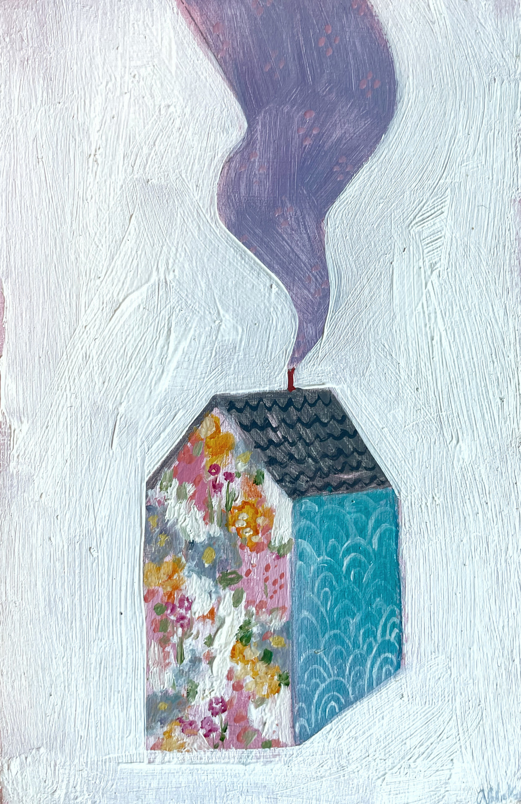 A home made of wildflowers and oceans