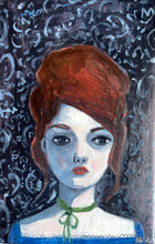 Load image into Gallery viewer, Girl with the green ribbon
