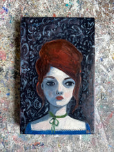 Load image into Gallery viewer, Girl with the green ribbon
