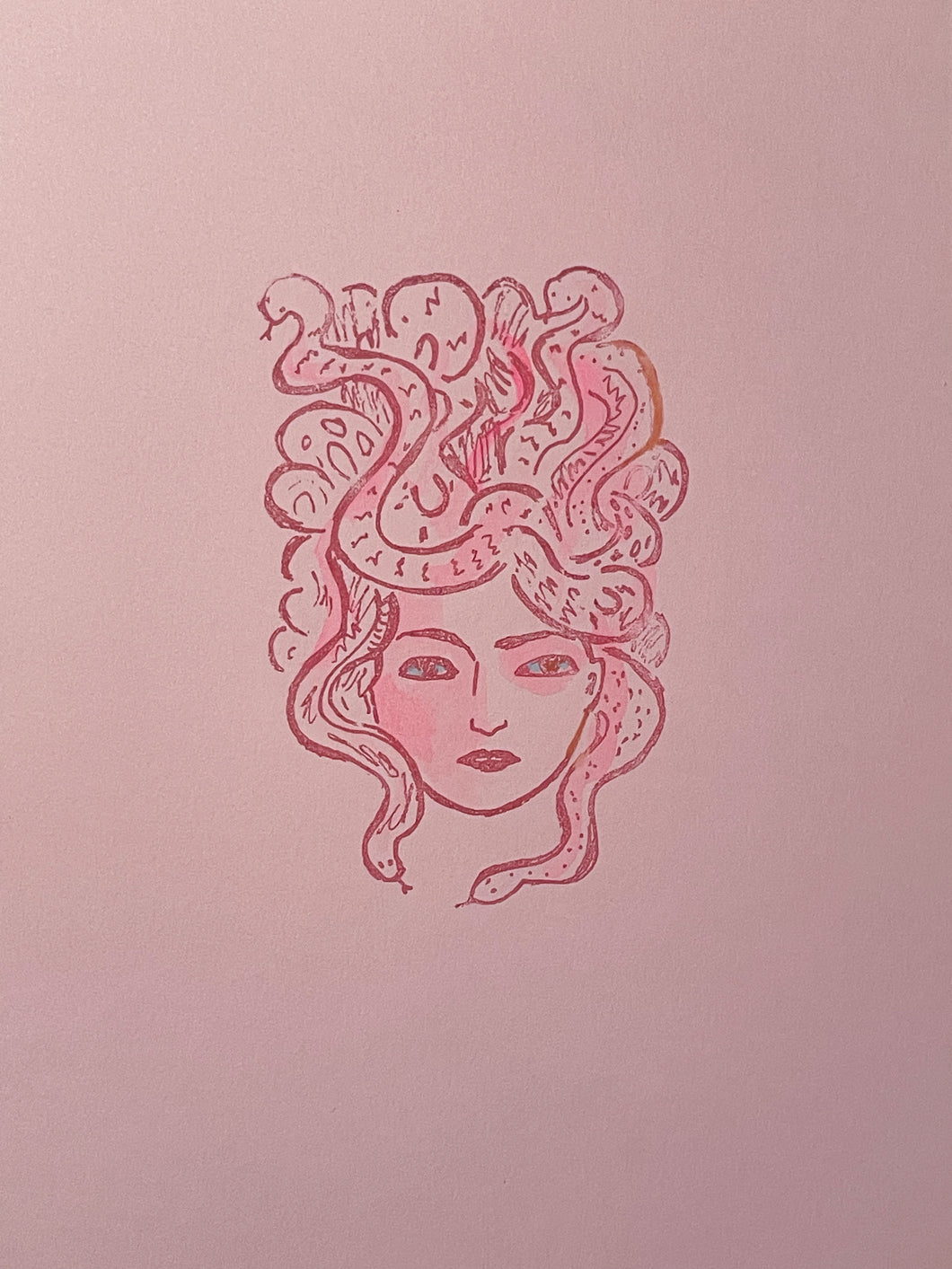 Medusa - mixed media