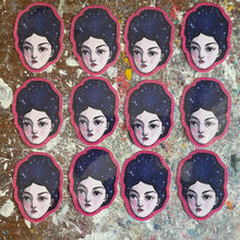 Load image into Gallery viewer, Star haired girl sticker
