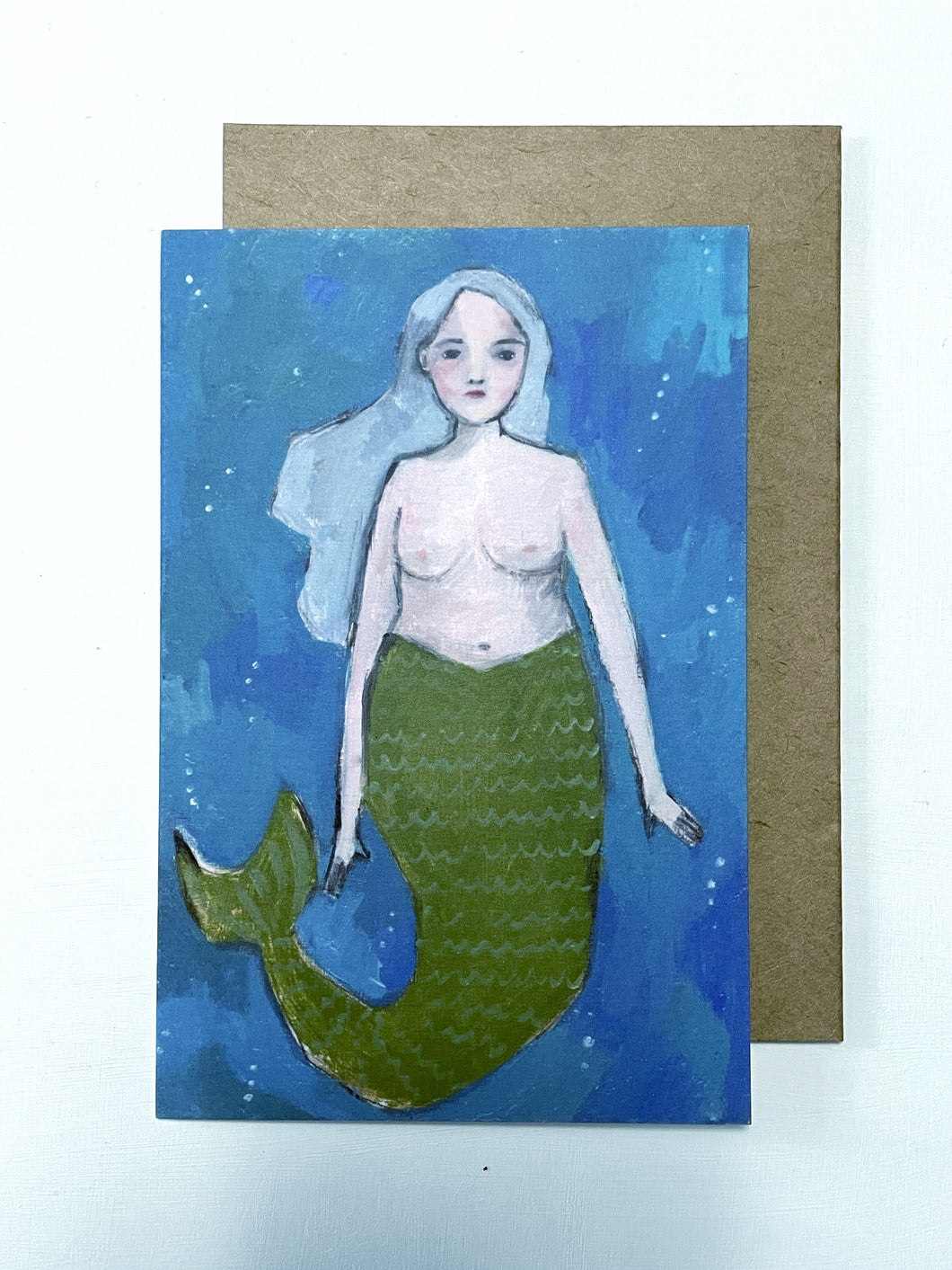 Delphine - greeting card