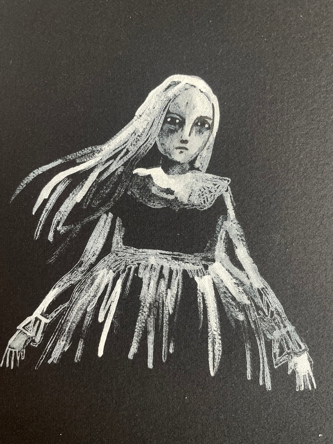 Ghost 2 - mixed media