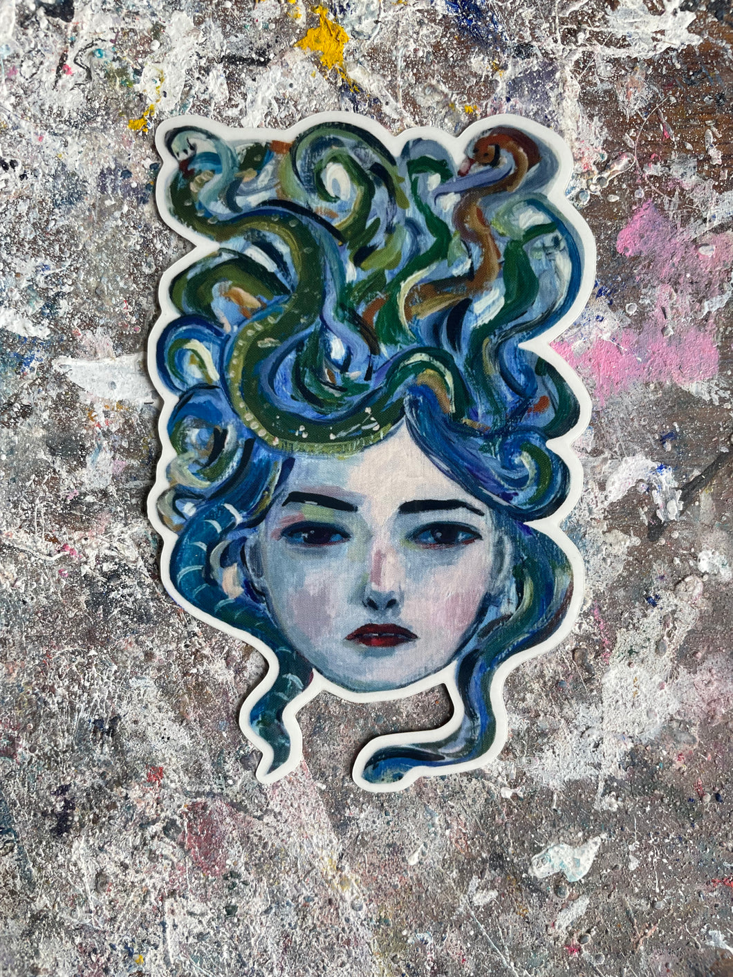 Medusa sticker