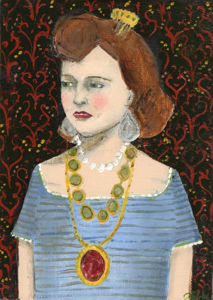 She wore jewels made of memories - giclee