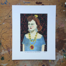 Load image into Gallery viewer, She wore jewels made of memories - giclee
