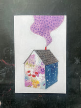 Load image into Gallery viewer, A home made of starlight and wildflowers - greeting card
