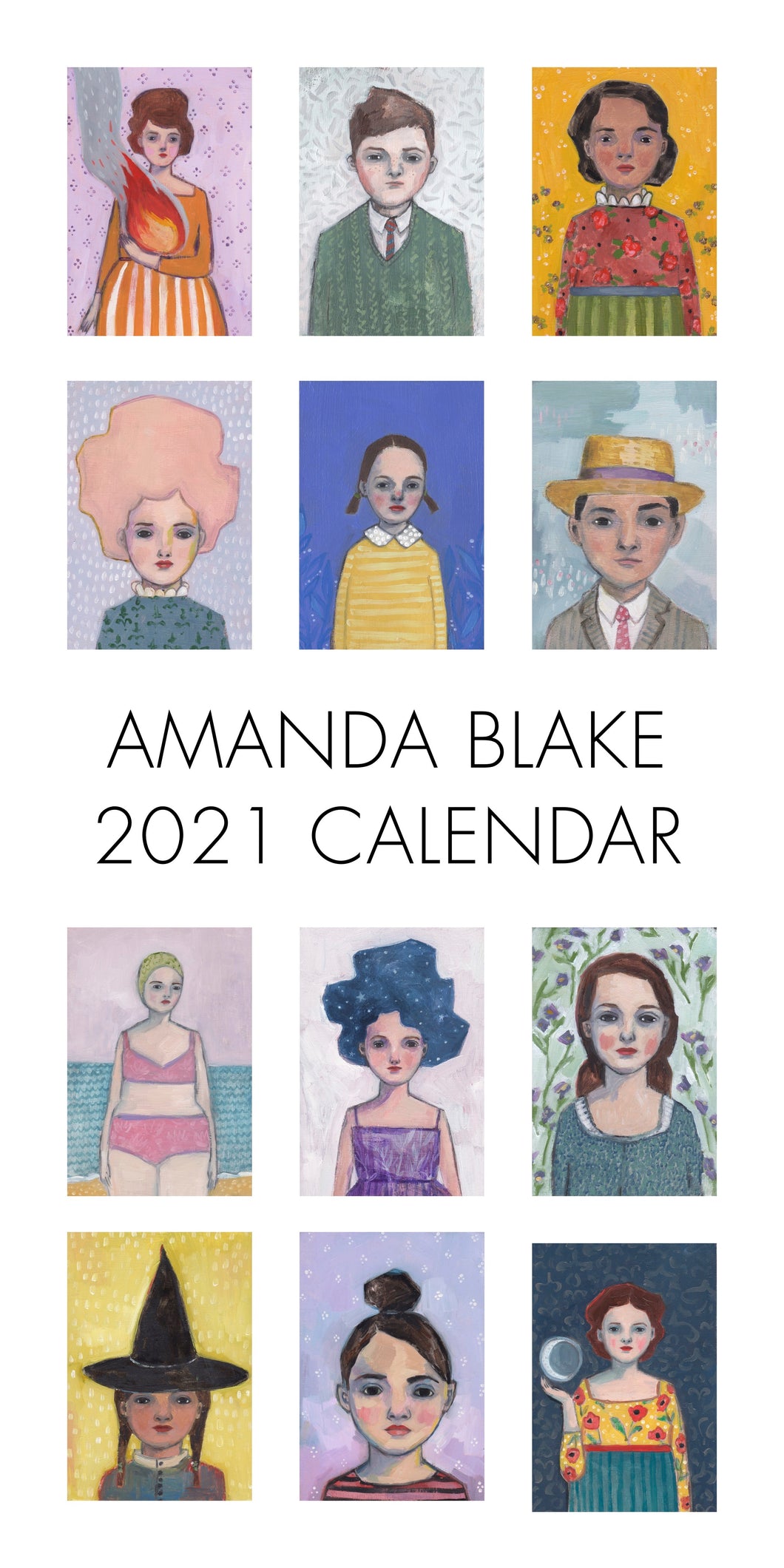 2021 tiny portrait wall calendar